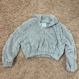 Angel Kiss Medium Soft Gray Cowl Sweater